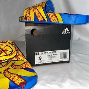 adidas Sean Wotherspoon x Hot Wheels Adilette Slides